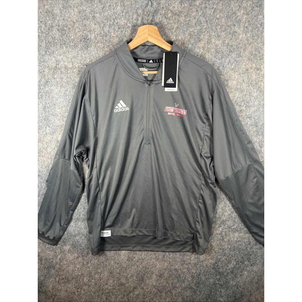 Team issued Eastern Washington Eagles Basketball Adidas Pullover Mens Medium NWT